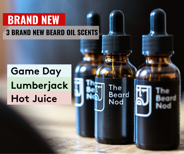 Limited Edition - Beard Oil - New Scent 3 Pack