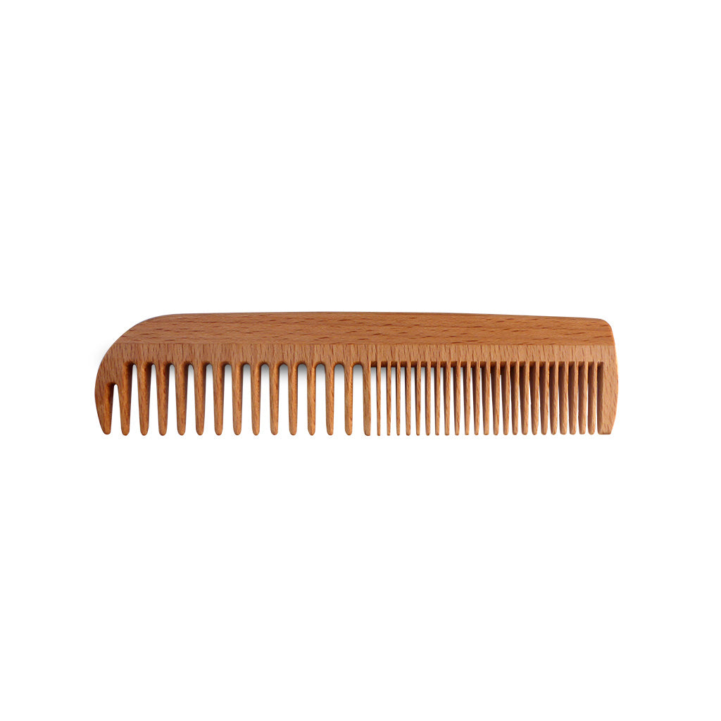 Long Wooden Beard Comb